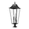 Z-Lite Gannon 5 Light Outdoor Pier Mounted Fixture, 16in. W x 42.25in. H, Black 5008PHXXLR-533PM-BK - alternate 1